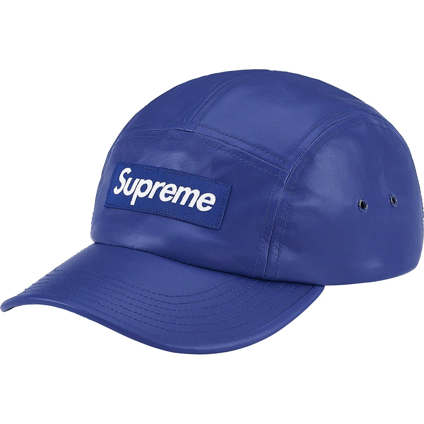 Leather Camp Cap view 2
